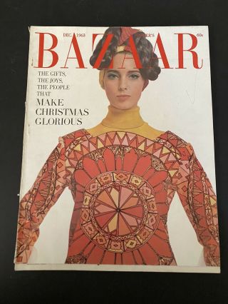 Harper’s Bazaar December 1963 - Vintage Fashion 1960’s