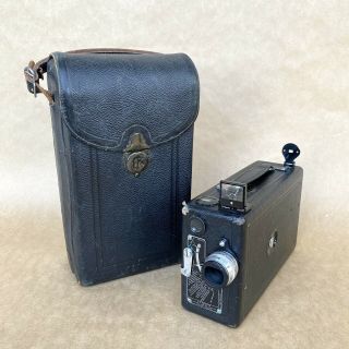 Kodak Cine Kodak Model B 16mm Movie Camera,  W/ 25mm F1.  9 & Case,