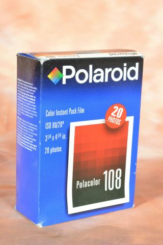 Polaroid Polacolor 108 Film — Double Pack — 20 Frames