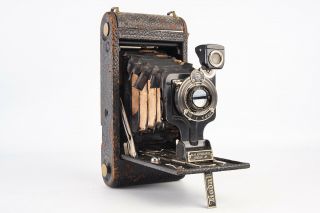 Antique Kodak No 1a Autographic Junior Folding 116 Roll Film Camera Read V16