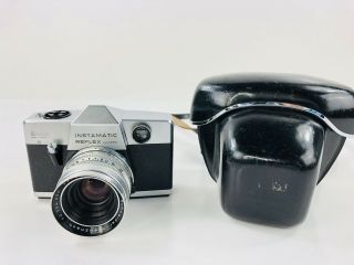Kodak Instamatic Reflex Camera With Xenar F:2.  8 45mm Lens Case