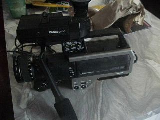 Vintage Panasonic Color Video Camera Wv - 3240 Mw With Case