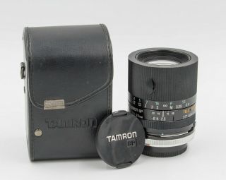 Tamron 90mm F/2.  5 Sp Macro Adaptall Bbar Mc W/ Canon Fd Lens Mount