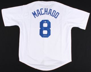 Manny Machado Signed Los Angeles Dodgers Jersey / 3×all - Star 3b Beckett Hologram