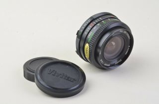 Exc,  Vivitar Minolta Md 28mm F2.  8 Lens,  Caps,  Wide Angle Lens