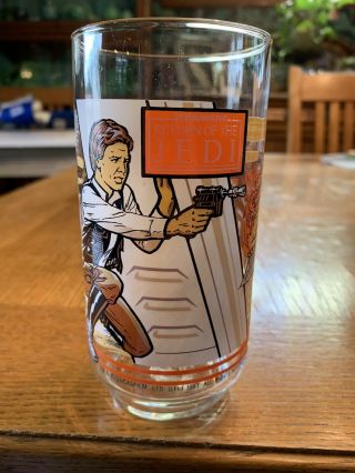 Vintage 1983 Star Wars Return of the Jedi Drinking Glasses - Set of 4 2