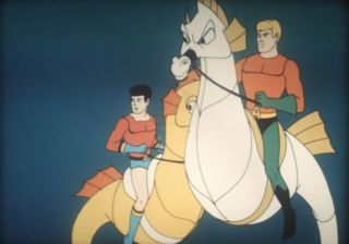 16mm Film Aquaman “the Onslaught Of The Octomen” Cartoon 1968 Awesome Color