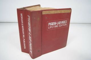 Vintage Morgan & Morgan Photo Lab Index Lifetime Edition 1969