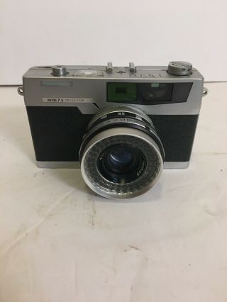 Petri 7s Vintage 35mm Film Rangefinder Camera F/1.  8 45mm Lens W Case 52mm Filter