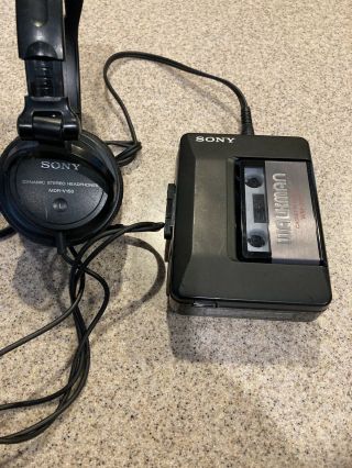 Vtg Sony Walkman Portable Am/fm Radio Cassette Player Wm - 2011