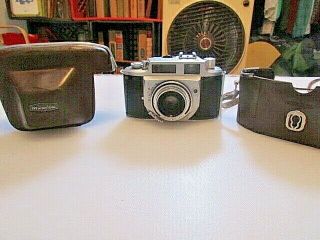Vintage Minolta A 2 Camera 35 Mm Rangefinder Leather Case York Estate Find