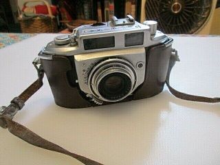 Vintage Minolta A 2 Camera 35 MM Rangefinder Leather Case York estate Find 2