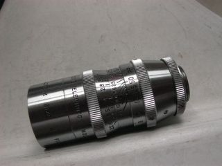 Wollensak Cine Raptar 38mm F:2.  5 No.  A96470 Dmt M15 Lens Pentax Q Q10 Q7 Q - S1