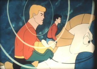 16mm Film Aquaman “fiery Invaders” Cartoon 1968 Awesome Color