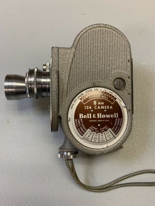 Vintage Bell & Howell Model 134 8mm Movie Camera