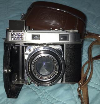 Kodak Retina Iiic Camera/case Schneider - Kreuznach Retina - Xenon 2.  0 / 50mm Lens