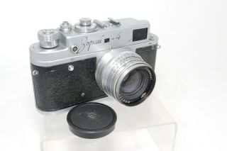 Vintage Zopkuu Zorki 4k Rangefinder Camera Russian 35mm Film W/ F2 50mm Lens
