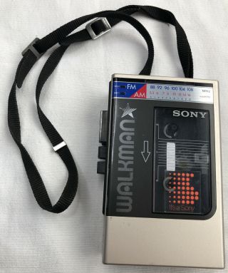 Vintage Sony Wm - F8 Walkman Radio Cassette Rw / Ff Not