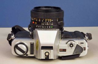 Minolta X - 370 SLR Film Camera,  Vivitar 75 - 300 Macro Zoom,  & 28mm W.  A.  & More 3