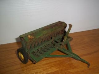 Vintage John Deere Carter Tru - Scale Grain Drill 1/16th Usa Made Farm Toys