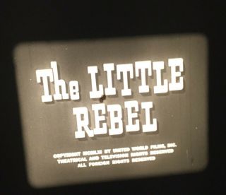 16mm Film With Sound Our Gang The Little Rebel