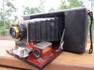 Old 1910 Ansco Junior Model B Folding Camera - Use Buy It Now,  Ships In U.  S