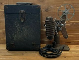 Revere Model 85 Deluxe 8 Mm Movie Film Projector W/ Case Parts Only