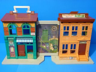 Vintage 1974 Fisher - Price 938 Sesame Street Play Family House Building Only