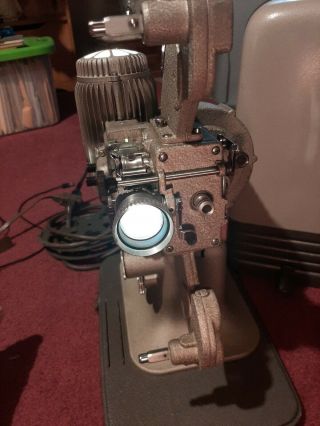 Vintage Bell & Howell Filmo Diplomat 16MM Film Projector w/ Case Model 173 3