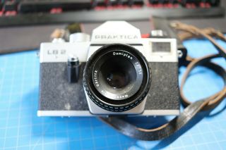 Vintage Praktica Lb2 35mm Slr Film Camera E Germany