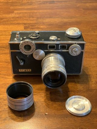 Vintage Argus C3 35mm Rangefinder W/ 100mm Lens