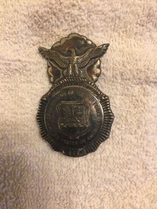 Vintage Obsolete Department Of The Air Force United States Of America Badge L@@k