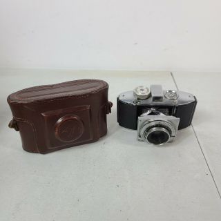 Vintage Agfa Karat German 35mm Camera With F/5.  0 Lens & Compur - Rapid Shutter
