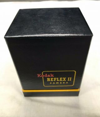 Vintage Kodak Reflex II Camera with Case,  80mm F3.  5 lens 2