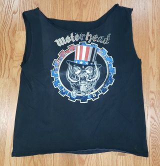 Motorhead 1994 Rare Official Vintage Sleeveless Us Tour T - Shirt Xl Ex Cond Lemmy