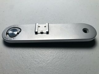 Leica Chrome Base Plate For M1 M2 & M3.  Condition; Hot Shoe Attached
