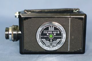 Rare Find: 1938 Bell & Howell Filmo 141 - B 16mm Movie Camera In " Art Deco " Style