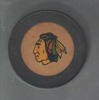 Chicago Blackhawks Vintage Cooper Nhl Approved Hockey Game Puck