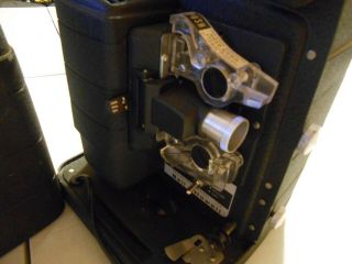 Vintage Bell & Howell Model 256 8MM Film Projector W/ Case & Reel 3
