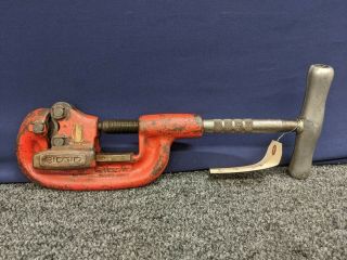 Ridgid Pipe Cutter No 1a Heavy Duty 1/8 To 1 - 1/4 " Vintage Tool Usa Cut Plumbing
