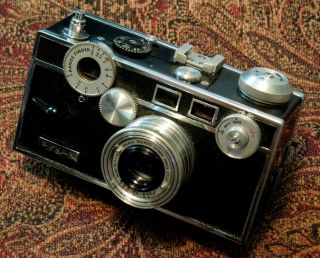 Vintage 1955 Argus C3 The Brick With Shoe Range Finder Camera Leather Case 35mm 2