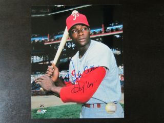 Dick Allen Autograph / Signed 8 X 10 Photo Philadelphia Phillies Roy 64