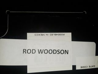 Rod Woodson Autographed Baltimore Ravens Mini Helmet 2