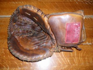 Vintage Goalie Leather D - R Catching Goalie Glove
