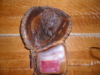 Vintage Goalie Leather D - R Catching Goalie Glove 2