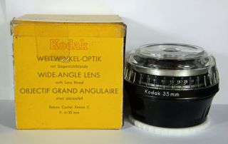 Kodak Schneider - Kreuznach Retina Curtar Xenon C 35mm F4.  0 C Lens W/case Box