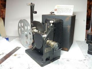 Kodak 16mm Movie Projector Kodascope C 1927 With Metal Case
