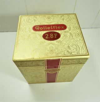 Rolleiflex 2.  8 F Box.  -.