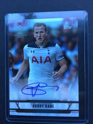 Harry Kane Tottenham Hotspurs Soccer Card Certified And Autographed