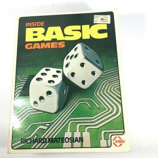 Inside Basic Games By Richard Mateosian Vintage Book 1981 Sybex First Edition